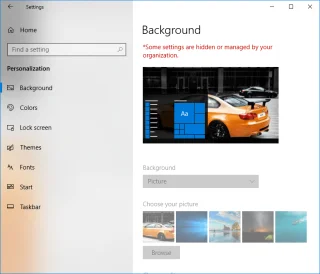 Voorkom dat gebruikers de bureaubladachtergrond wijzigen in Windows 10