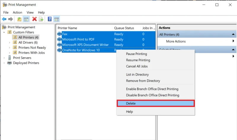 Windows10の一般的なプリンターの問題を修正する