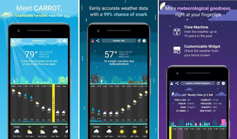 Android用の12の最高の天気アプリとウィジェット（2021）