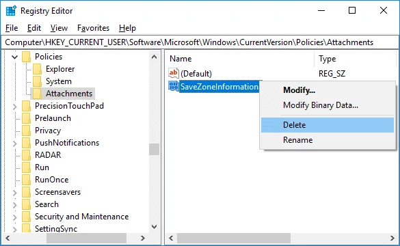 Repareer dat gedownloade bestanden niet worden geblokkeerd in Windows 10