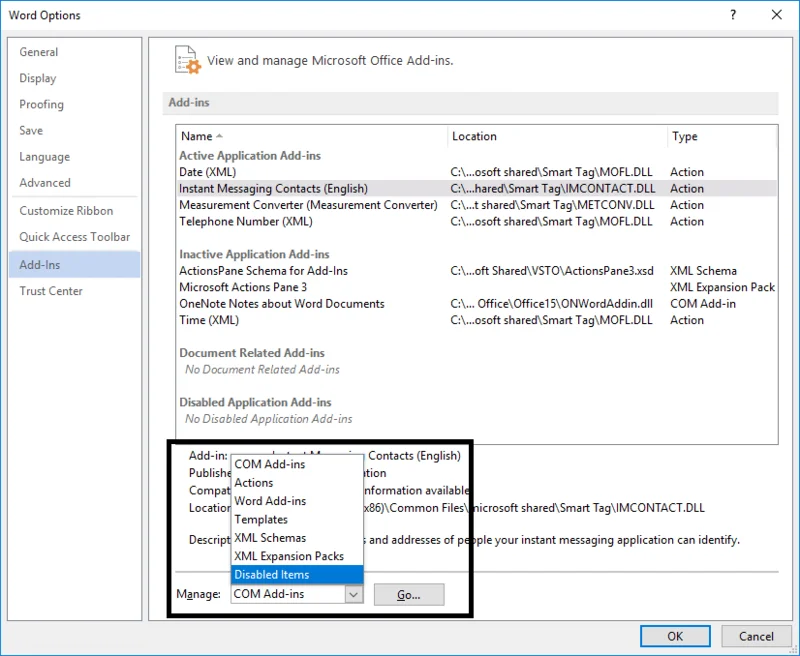 Microsoft Word telah Berhenti Bekerja [ASK]
