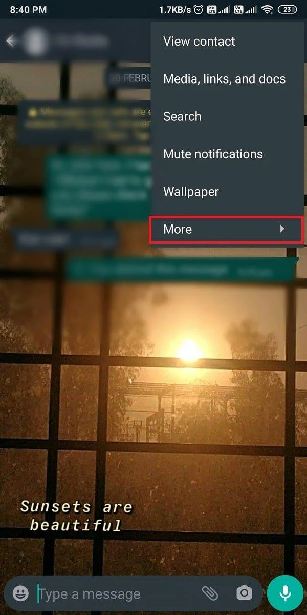 Bagaimana untuk Mengeksport Sembang WhatsApp sebagai PDF