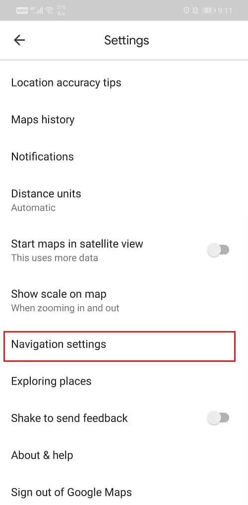 Androidで話していないGoogleマップを修正