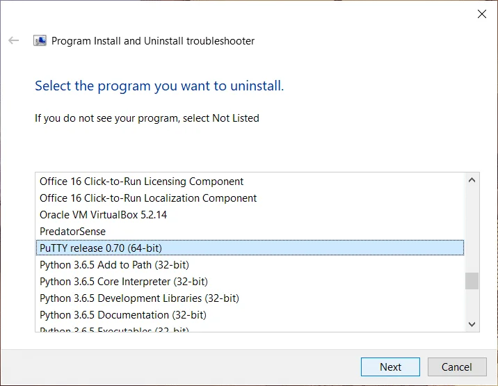 Paksa Uninstall Program yang tidak mau Uninstall Di Windows 10