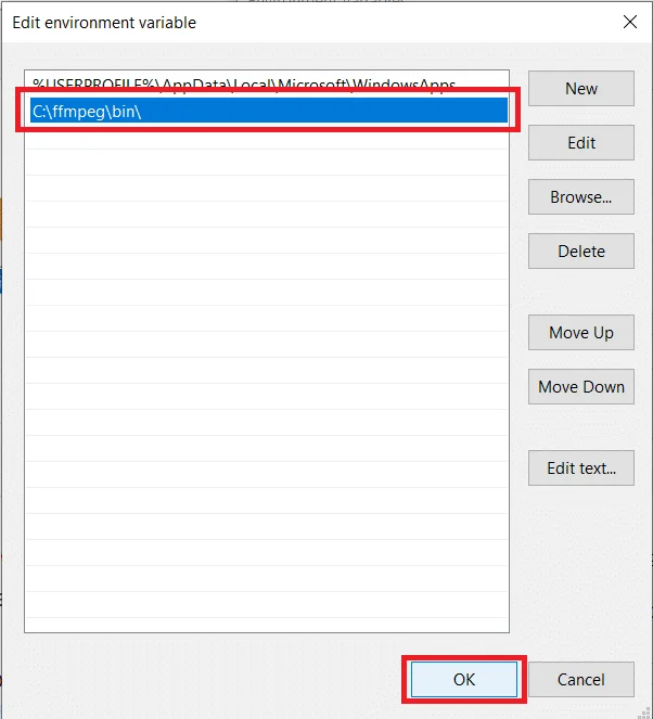 Stapsgewijze handleiding om FFmpeg te installeren op Windows 10