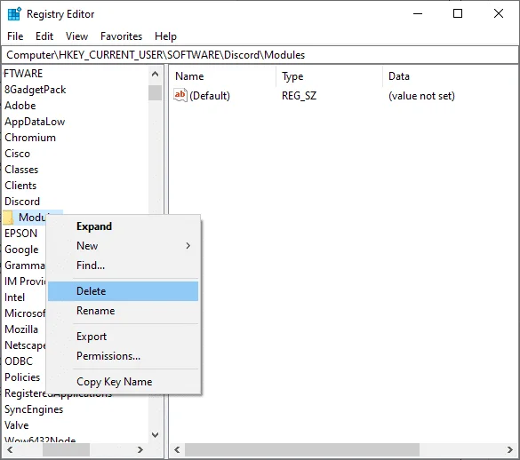如何在 Windows 10 上完全卸載 Discord