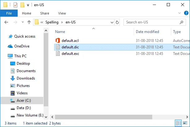 Tambah atau Hapus Kata di Kamus Pengecekan Ejaan di Windows 10