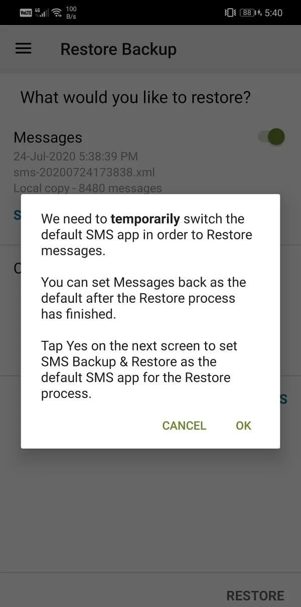 如何在 Android 上備份和恢復短信