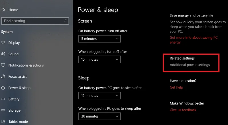 Fix Computer gaat niet naar slaapstand in Windows 10