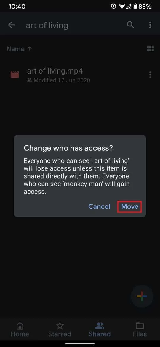 如何將文件從一個 Google Drive 移動到另一個