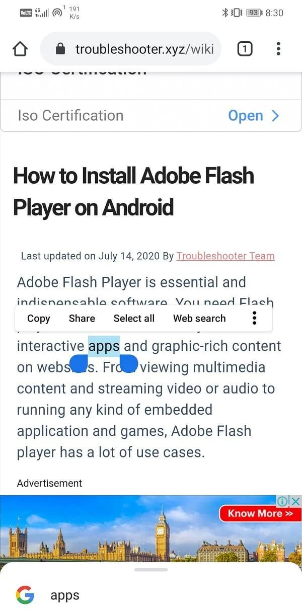 Androidでコピーアンドペーストを使用する方法