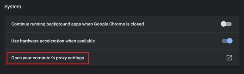 NET::ERR_CONNECTION_REFUSED repareren in Chrome