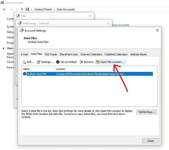 破損したOutlookの.ostおよび.pstデータファイルを修正する方法
