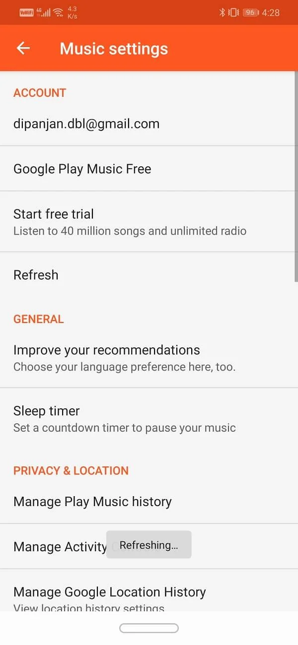Résoudre les problèmes avec Google Play Musique