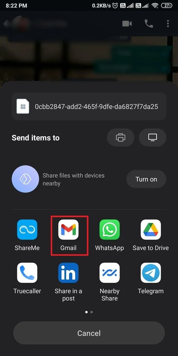 Bagaimana untuk Mengeksport Sembang WhatsApp sebagai PDF