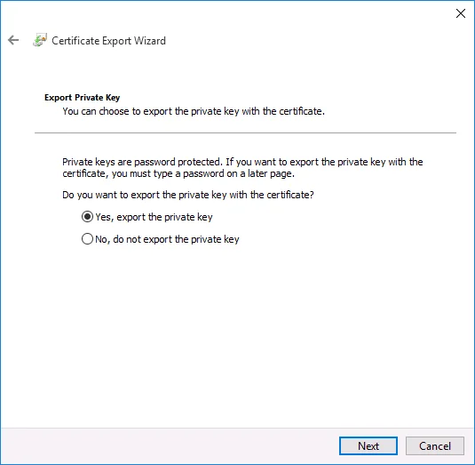 Sandarkan Sijil EFS Anda dan Kunci masuk Windows 10