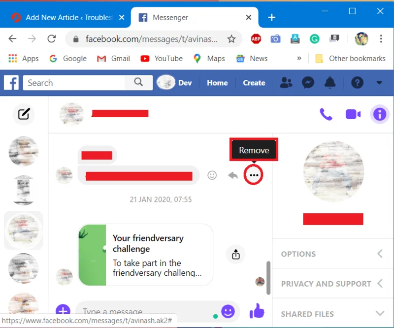 5 façons de supprimer plusieurs messages Facebook