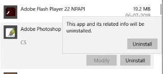 Paksa Uninstall Program yang tidak mau Uninstall Di Windows 10