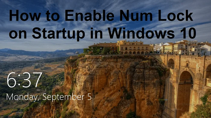 如何在 Windows 10 啟動時啟用 Num Lock