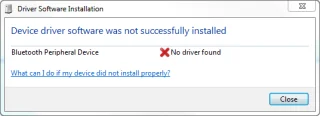 Fix Bluetooth Randapparaat Driver Niet gevonden Fout