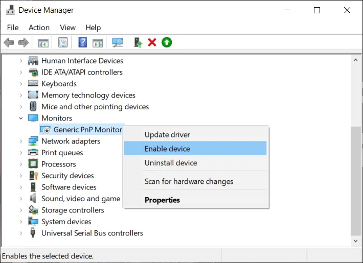 Fix Kan de helderheid van het scherm niet aanpassen in Windows 10