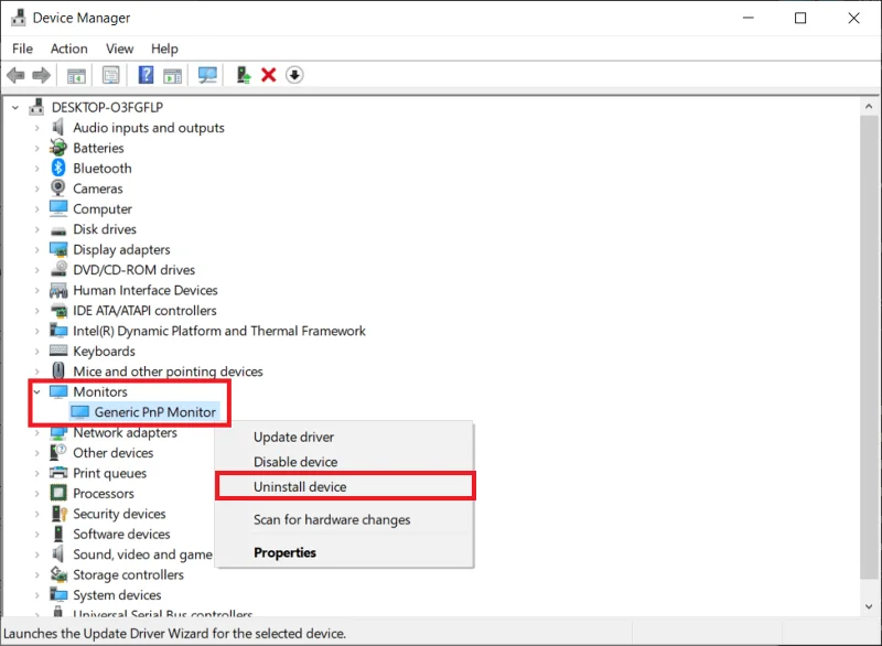 Windows10での一般的なPnPモニターの問題を修正