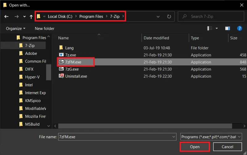 Bagaimana untuk membuka Fail RAR dalam Windows 10