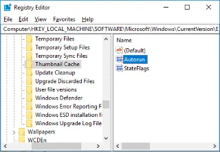 Windows10のサムネイルキャッシュの自動削除を停止する