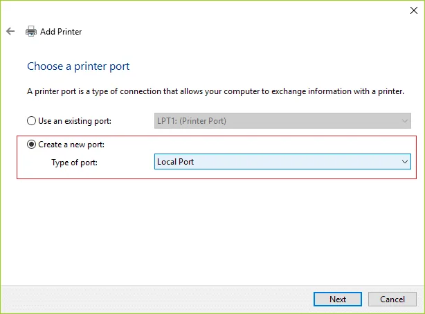 Windows kan geen verbinding maken met de printer [OPGELOST]
