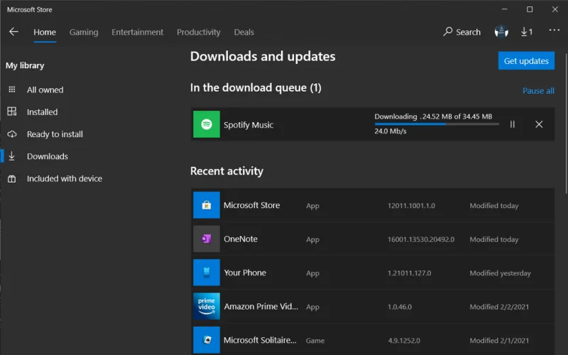 Microsoft Storeのダウンロード速度が遅い問題を修正するにはどうすればよいですか？