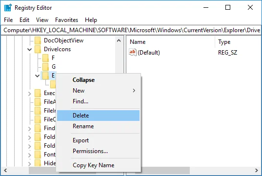 如何在 Windows 10 中更改驅動器圖標