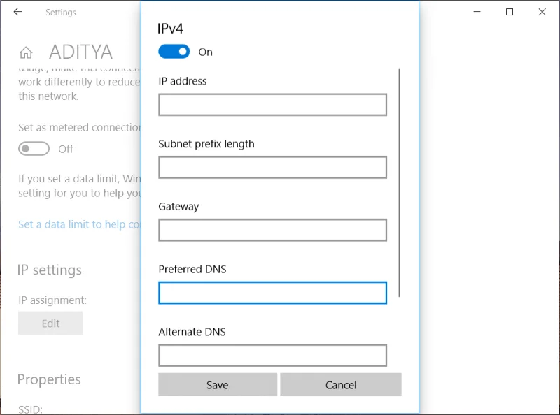 3 Cara untuk menukar tetapan DNS pada Windows 10