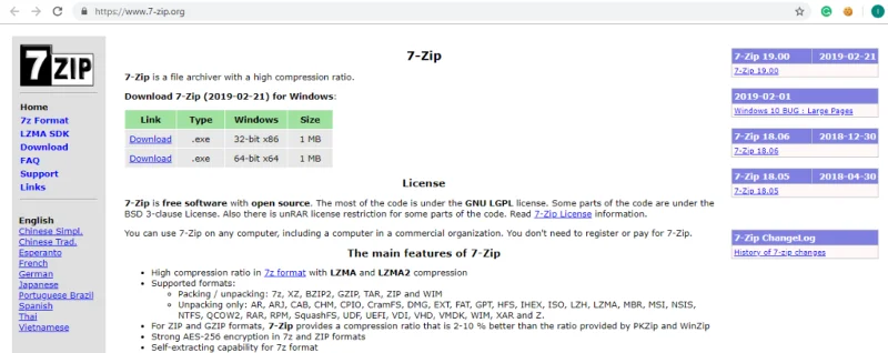 Windows 10でTARファイル（.tar.gz）を開く方法
