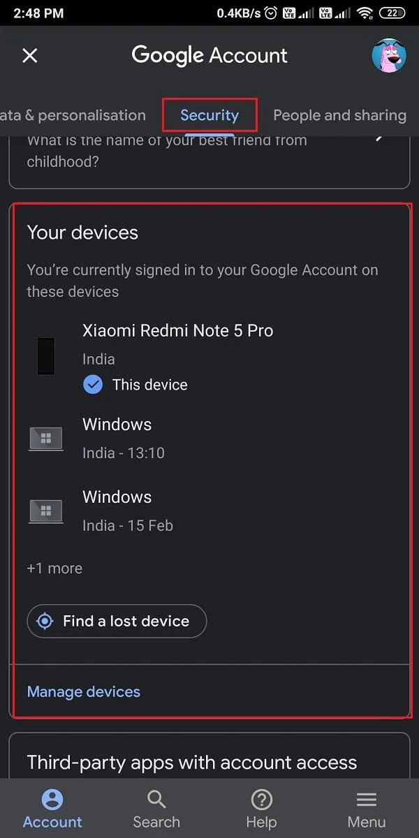 Cómo eliminar una cuenta de Google Photos