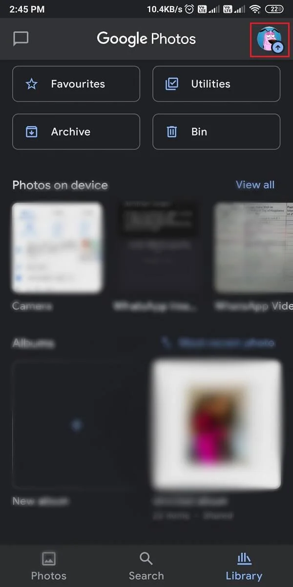 Cómo eliminar una cuenta de Google Photos