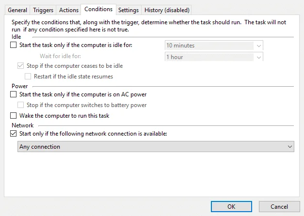 Betulkan Penjadual Tugas Tidak Berjalan Dalam Windows 10