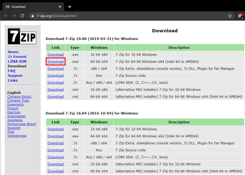 Bagaimana untuk membuka Fail RAR dalam Windows 10
