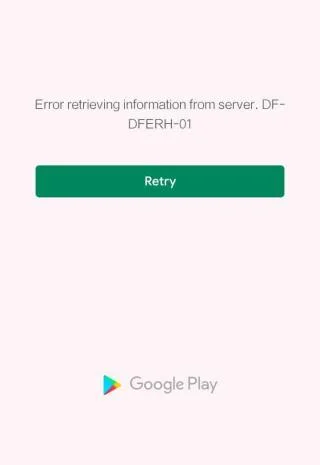 Fix Play Store DF-DFERH-01-fout