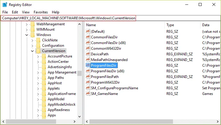 Bagaimana untuk menukar Direktori Pemasangan lalai dalam Windows 10