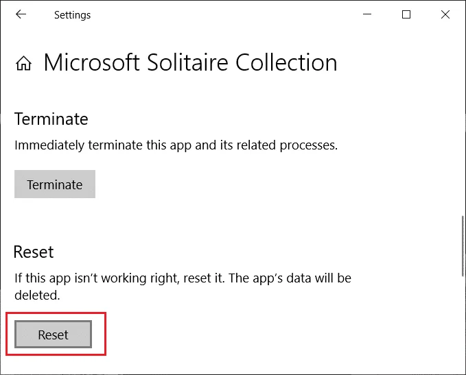 Fix Kan Microsoft Solitaire Collection niet starten