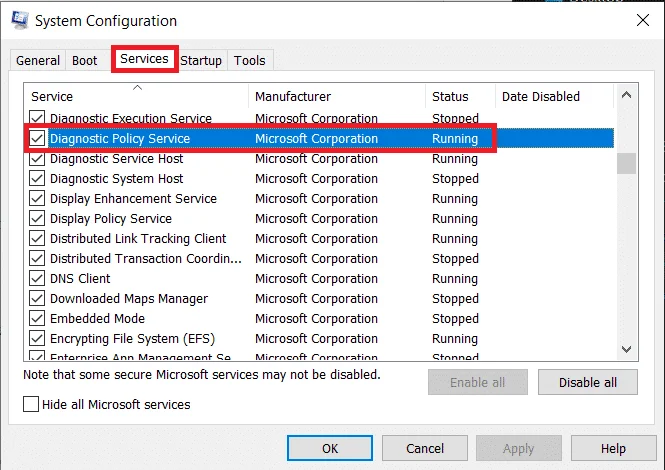 Servicehost repareren: Diagnostisch beleid Service Hoog CPU-gebruik
