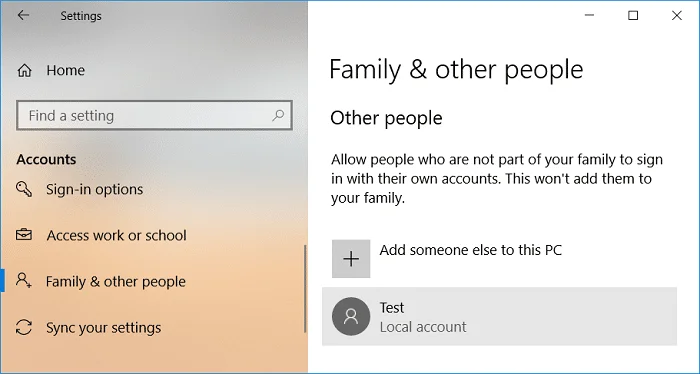 如何在 Windows 10 中更改用戶帳戶類型