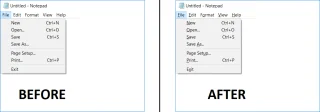 In- of uitschakelen van Underline Access Key Shortcuts in Windows 10