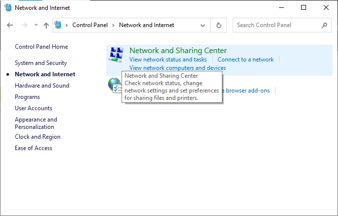 Reparar el uso compartido de archivos de Windows 10 que no funciona