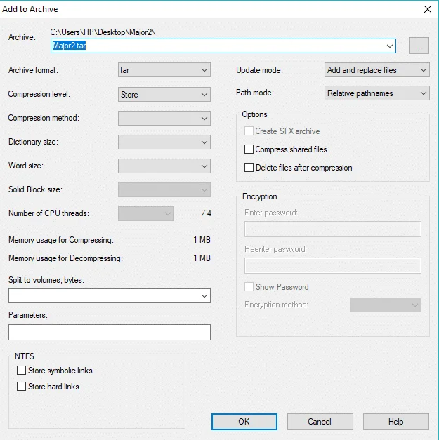 Windows 10でTARファイル（.tar.gz）を開く方法