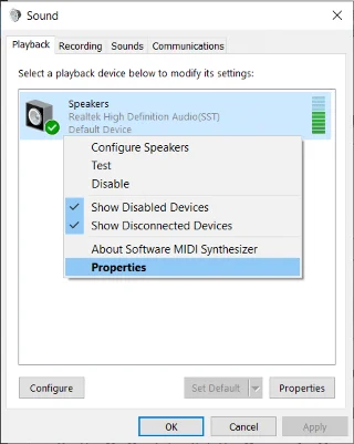 Betulkan Kelantangan Secara Automatik Turun atau Naik dalam Windows 10
