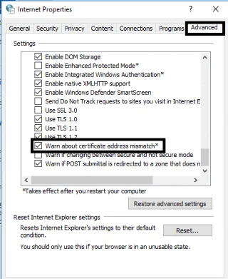 Fix Er is een probleem met het beveiligingscertificaat van deze website