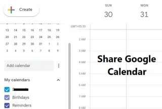 Deel uw Google-agenda met iemand anders