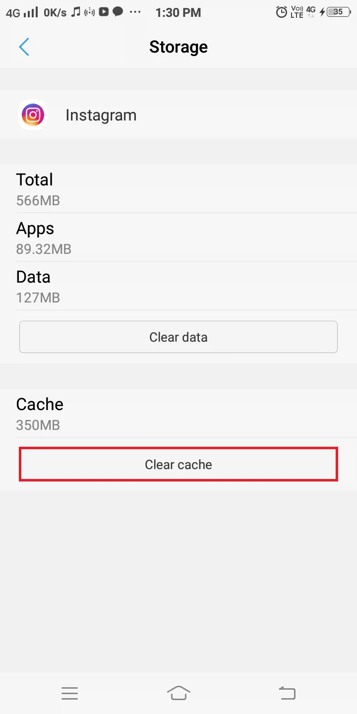 Fix Instagram 'Nog niet gepost.  Probeer het opnieuw' Fout op Android