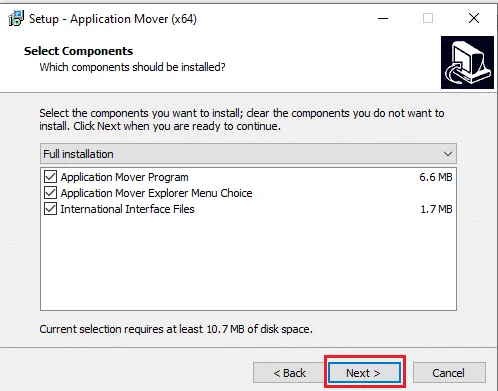 Geïnstalleerde programma's naar een andere schijf verplaatsen in Windows 10